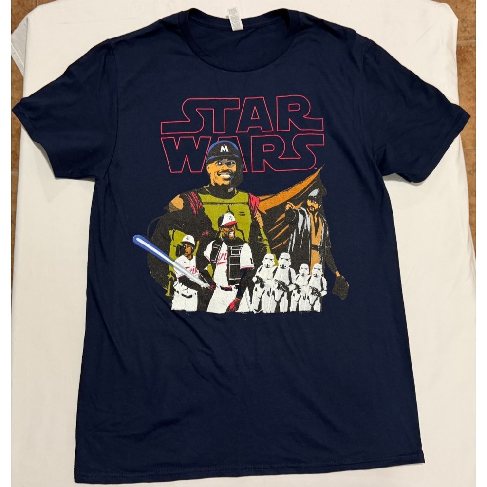 Minnesota Twins Star Wars SGA T-Shirt - Blue - Size M - 100% Cotton - New